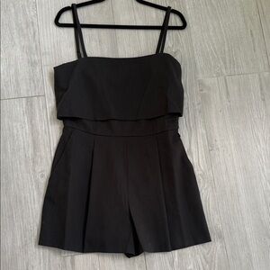 Club Monaco Sleeveless Romper with Pleated Shorts